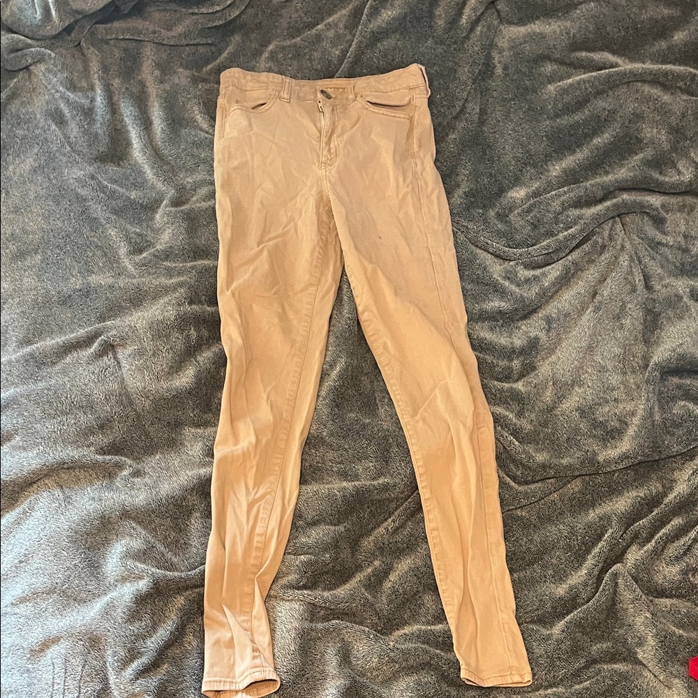 American Eagle Outfitters Beige Super Stretch Pants
